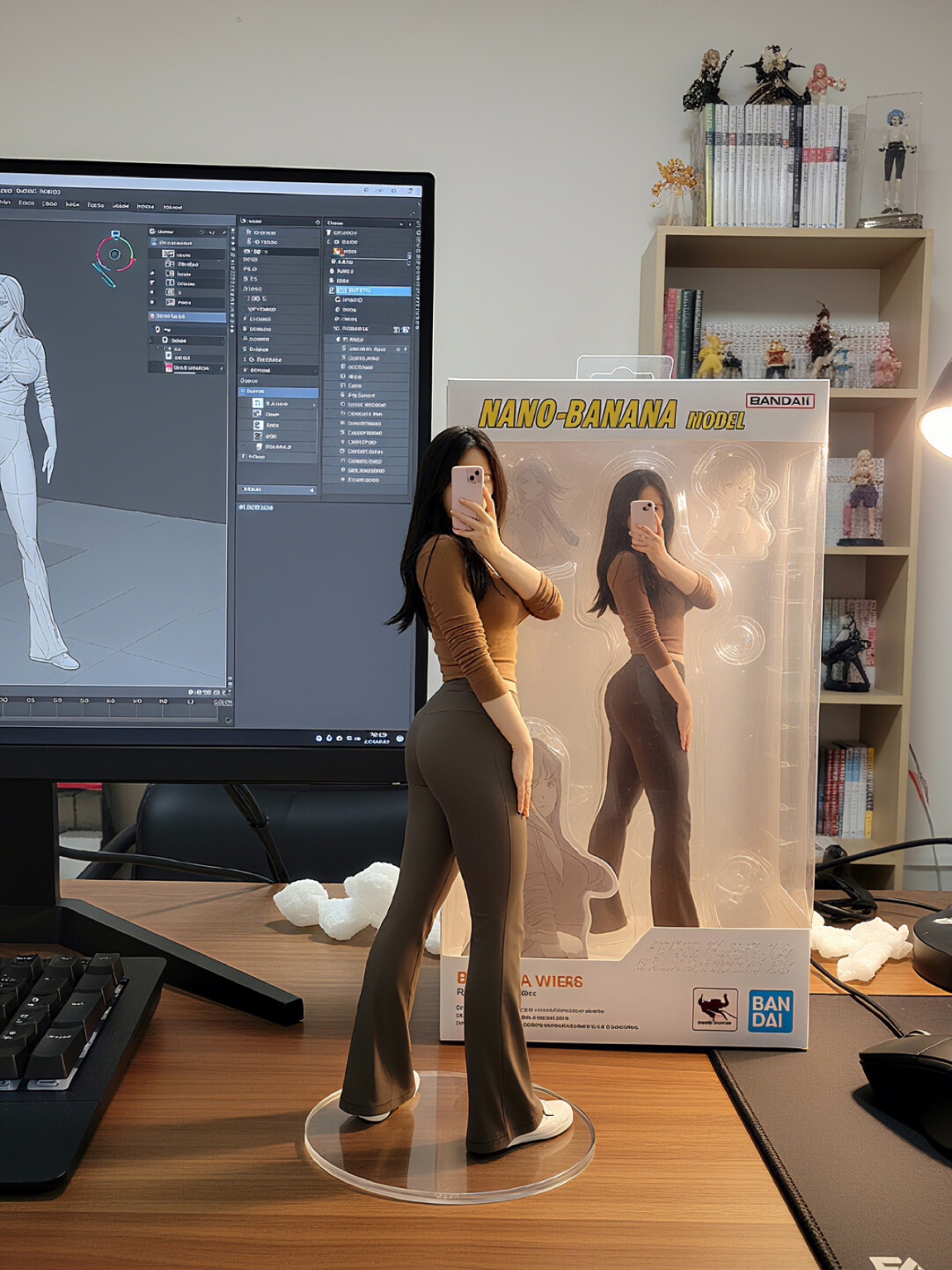 Detailed Nano Banana 3D Figurine with High-Quality Render