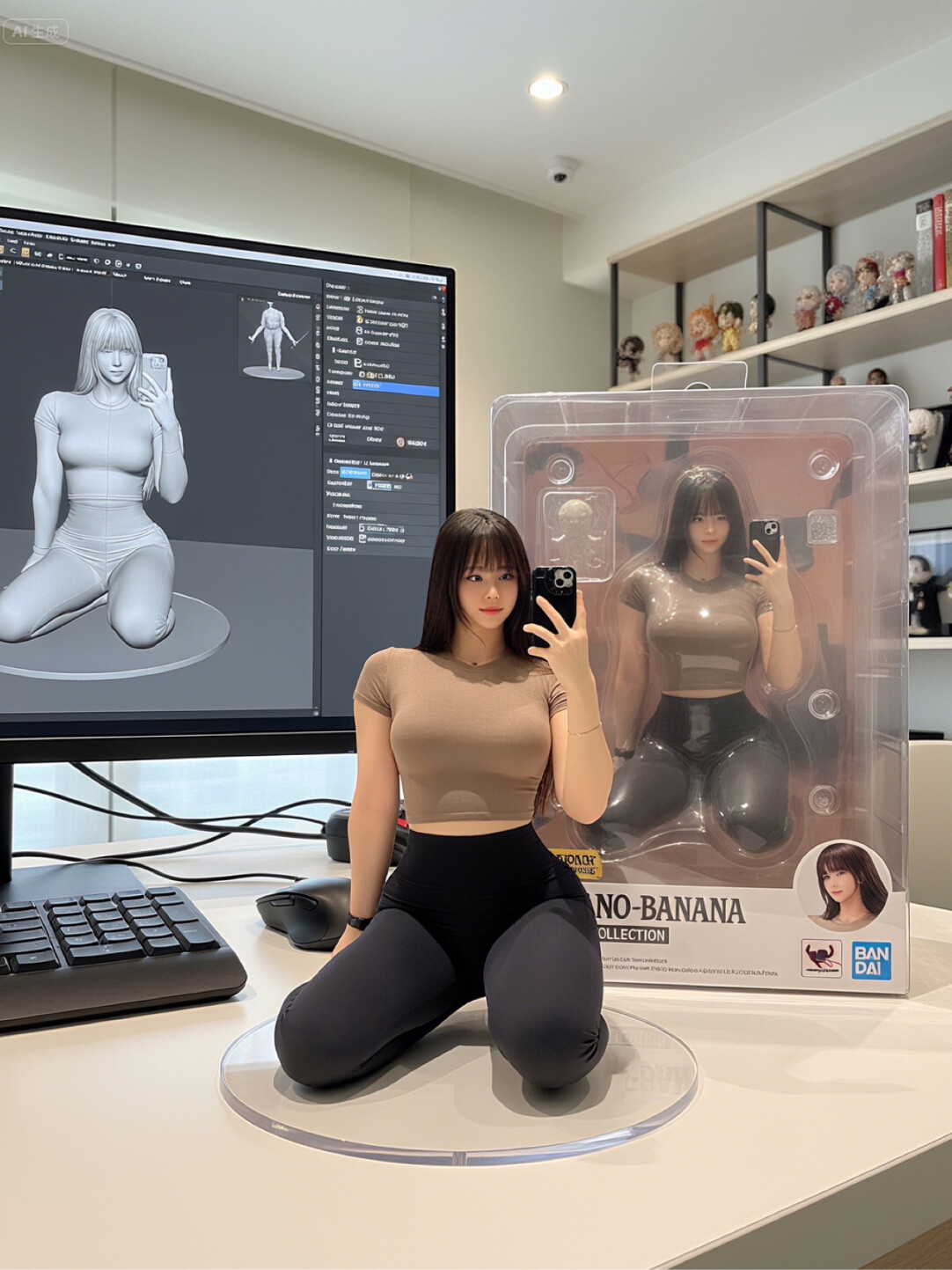 Limited Edition Nano Banana 3D Figurine Art Piece